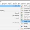 EclipseでのMavenプロジェクトの作成、jarファイルの作り方