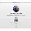 Mac mini 2018 のOSを、Mojave →Catalina にあげました
