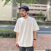 UNIQLOのラグランスリーブ Tシャツ（5分袖）が半袖スウェット的に使えて抜群でした◎