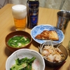 野菜もビールも多め