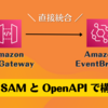 Amazon API Gateway から Amazon EventBridge への直接統合を AWS SAM と OpenAPI で構築する