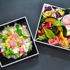 桜と菜の花のちらし寿し弁当♪