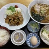 掛川のPA、味処ふじのや！漢の定食がボリュームたっぷりで美味しい！ラーメンと生姜焼き！更にカレー食べ放題！