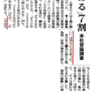 世論調査　朝日新聞の定期調査（原発関連)