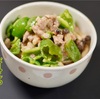 ピーマンの肉味噌炒め丼