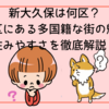 新大久保は何区？新宿区にある多国籍な街の魅力と住みやすさを徹底解説！