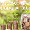 子なし夫婦の生活費公開|2024年8月家計簿　103,211円