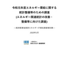 エネルギー需給に関する統計整備等のための調査(エネルギー関連統計の改善・整備等に向けた調査)報告書