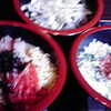 冷やし中華三段重