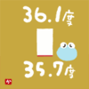 35.7度→36.1度