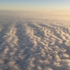 雲海　飛行機からの景色