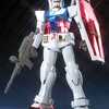 今プラモデルの1/100 MG RX-78-2 ガンダムver2.0チタニウムフィニッシュ 「機動戦士ガンダム」にいい感じでとんでもないことが起こっている？