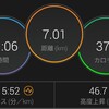 酔っ払いの7kmジョグ