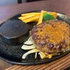 ステーキのあさくま シャオ西尾店 人気メニュー あさくまハンバーグを堪能。フラッシュオニオンソースや豪華なサラダバーが絶品！