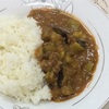 茄子とズッキーニのキーマカレーを作ってみました