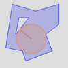  MySQL GIS拡張関数：STX_MaximumInscribedCircle()