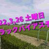 2022,3,26 土曜日 トラックバイアス予想 (中山競馬場、阪神競馬場、中京競馬場)