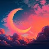 残念　昨夜の三日月