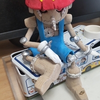 粘土】デジモンのフィギュアを作る④【ピノッキモン・完成】 - xxすて