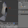 Blender で左右対称な形をモデリングする
