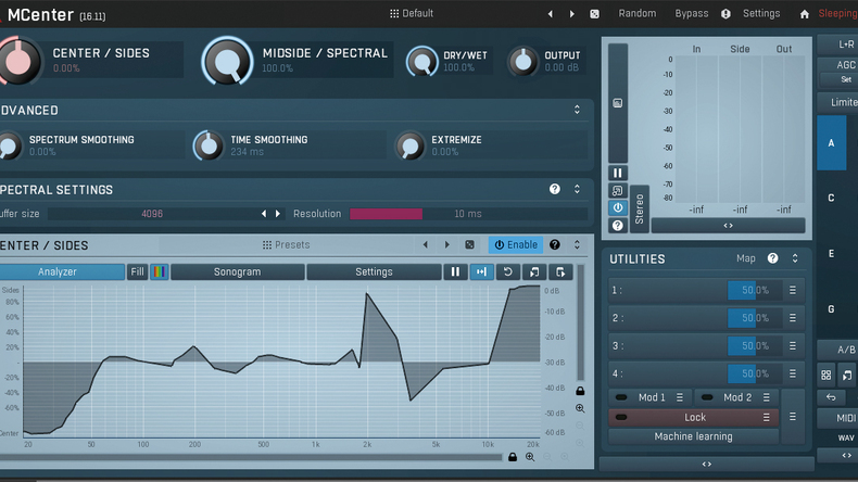 MeldaProduction MCenter レビュー：複雑なアルゴリズムを備え周波数ごとにM/S成分を調整できるプラグイン