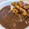 吉野家チキンスパイシーカレー　チキンはかなりの量・・・・・