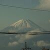ふたたび積雪の富士山