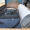 太陽熱温水器が屋根上に残ったままの家がかなりあります。