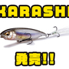 【Megabass】ドッグウォークでも誘えるi字系ルアー「KARASHI」発売！