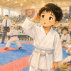 2回目の空手の試合レポート！ねむねむの年中さんを待っていた予想外の展開