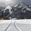 シーズン2日目は白馬岩岳スノーフィールド。新雪5ｃｍ、エッジが噛むカービング日和