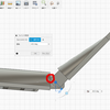 Fusion 360でクインジェットのモデリング:可動部分のモデリング