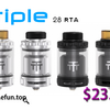 How To Get Extremely Smoke Experience? Vandy Vape Triple 28 $23.49