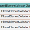 Revit APIのFilteredElementCollector Class