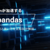 pandas なし vs pandas あり：Python でのデータ処理を比較してみた〜 文系でもできる！Python でのデータ処理 〜