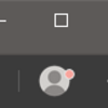 Microsoft Edge - Notification dot on the profile icon