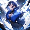 indigo fur (紺色の毛皮) by Animagine XL V3.1