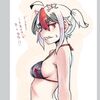 連日暑いので鬼人正邪には涼しい格好をしてもらいました。