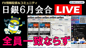 FX実践解説、日銀６月会合「全員一致ならず、円高」（2025年6月17日)