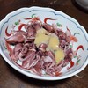 旬のホタルイカと皿うどん・・・昨晩のメインです　😃🎶