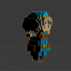 MagicaVoxel→Blender→Unityでボクセルモデルを動かす③