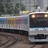 ドラえもん列車ラッピング終了