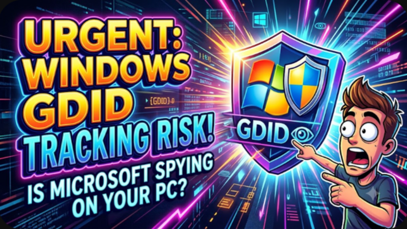 Windowsの隠された識別子GDIDによる追跡リスクと今すぐ実行できる回避手順完全解説