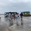 雨風の中、竹富島に遊びに行ってきました    Visiting Taketomi Island while raining. 