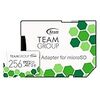 Team microSDXCカード 256GB UHS-1 U1 Switch動作確認済み 読込み最大100MB/s 日本国内10年保証 SD変換アダプター付属 正規品
