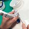 （29）「1/35 タダノ ラフテレーンクレーン GR-130NL/N クレヴォ mini G4」を作ります。組み立てをしています。