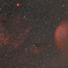 Ｓｈ２－２１６～Ｓｈ２－２２１：ぎょしゃ座の惑星状星雲と超新星残骸