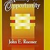 Roemerの「機会の平等」メモ