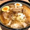 福岡空港のラーメン滑走路の山形ラーメン「ワンタンメンの満月」で極薄ふわとろワンタンメン頂きました〜♪