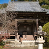 季節の花が有名、長岳寺でペットと一緒に行く
